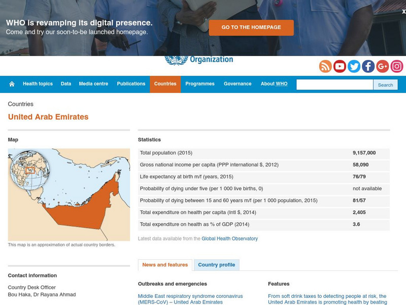 World Health Organization: United Arab Emirates Handout World Health Organization: United Arab Emirates Handout