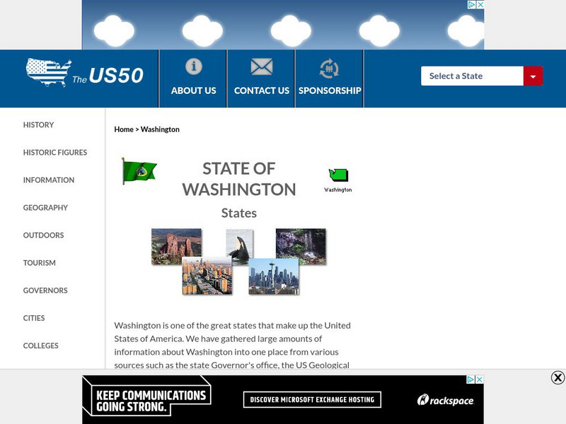 The Us50: Washington State Handout The Us50: Washington State Handout