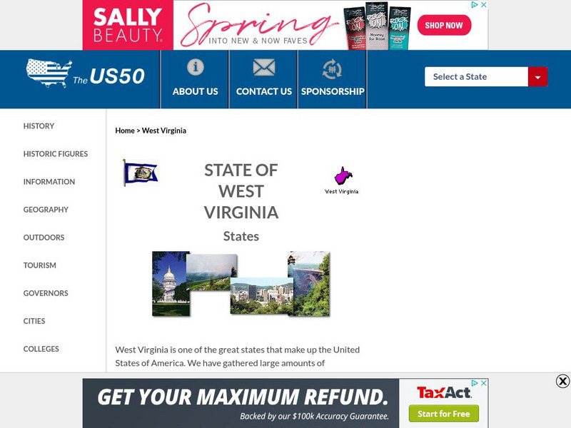 The Us50: West Virginia Handout The Us50: West Virginia Handout