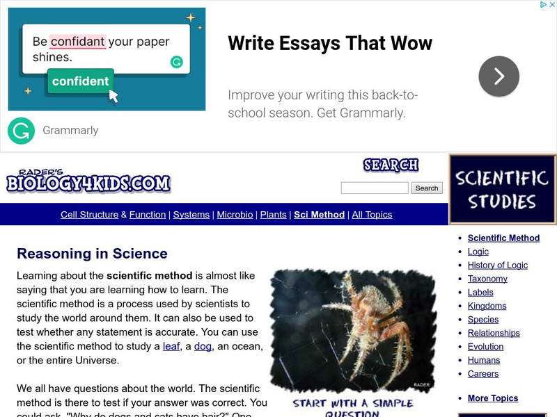 Biology4 Kids: Scientific Method Website Biology4 Kids: Scientific Method Website