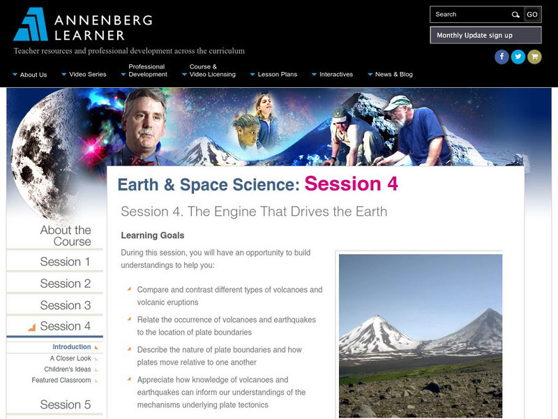 Annenberg Learner: Earth and Space Science: The Engine That Drives the Earth Online Course Annenberg Learner: Earth and Space Science: The Engine That Drives the Earth Online Course