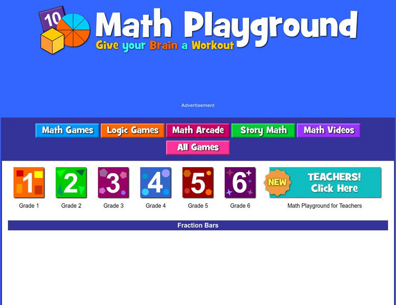 Math Playground: Fraction Bars Interactive Math Playground: Fraction Bars Interactive