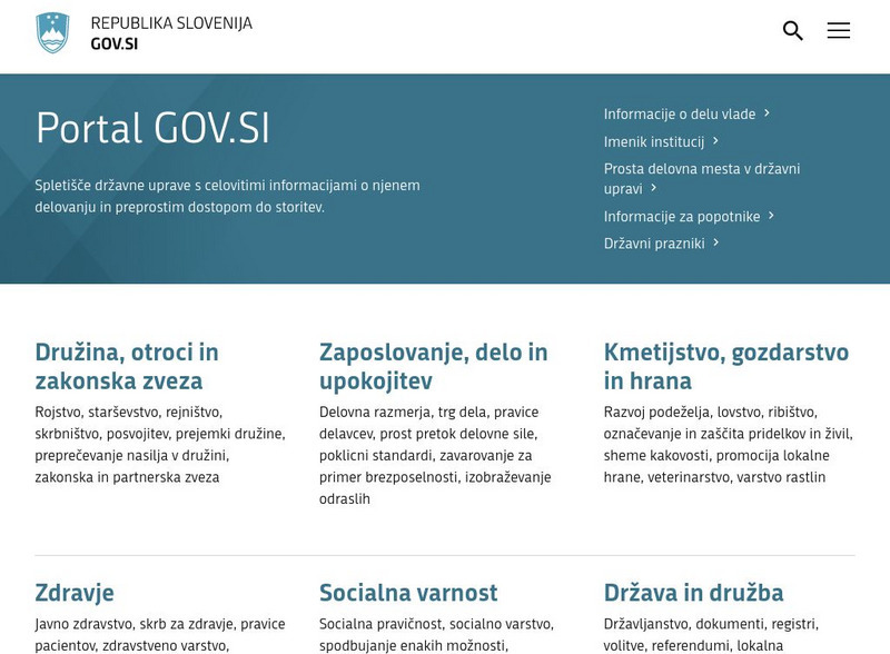 Republika Slovenija Website Republika Slovenija Website