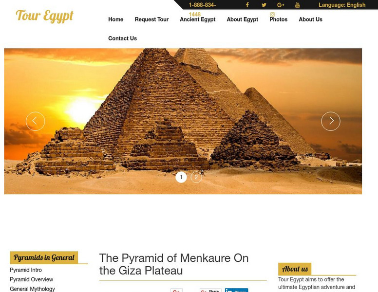 Tour Egypt!: The Great Pyramid of Menkaure at Giza Website Tour Egypt!: The Great Pyramid of Menkaure at Giza Website