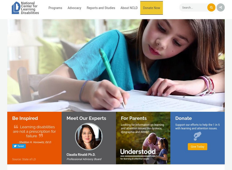 Teaching Students With Learning Disabilities Website