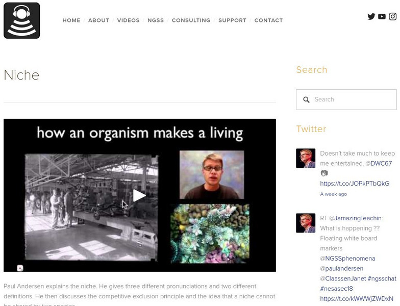 Bozeman Science: Niche Instructional Video Bozeman Science: Niche Instructional Video