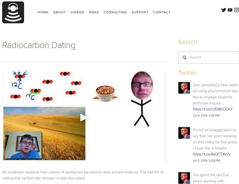 Bozeman Science: Radiocarbon Dating Instructional Video Bozeman Science: Radiocarbon Dating Instructional Video