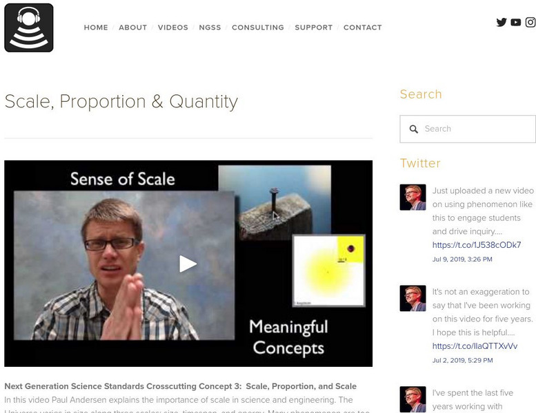 Bozeman Science: Scale, Proportion & Quantity Instructional Video Bozeman Science: Scale, Proportion & Quantity Instructional Video