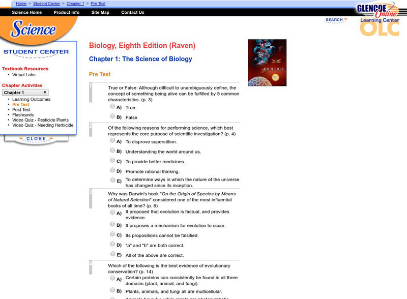 Mc Graw Hill: The Science of Biology Unknown Type