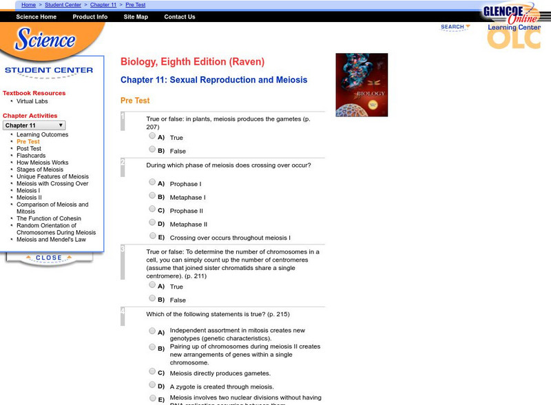 Mc Graw Hill: Sexual Reproduction and Meiosis Unknown Type