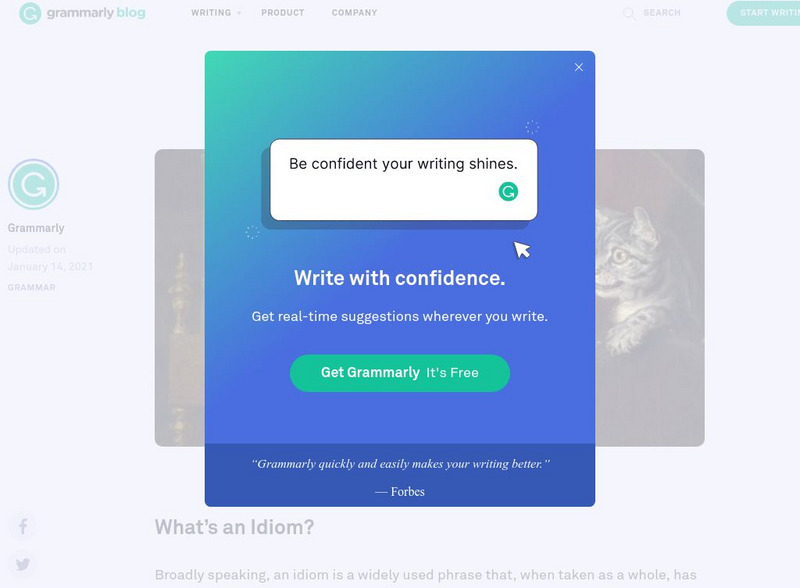 Grammarly Blog: Idioms and Phrases Handout Grammarly Blog: Idioms and Phrases Handout