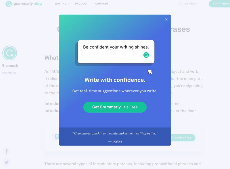 Grammarly Blog: Commas After Introductory Phrases Handout Grammarly Blog: Commas After Introductory Phrases Handout