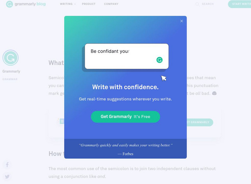 Grammarly Blog: Semicolon With Conjunctive Adverbs Handout Grammarly Blog: Semicolon With Conjunctive Adverbs Handout