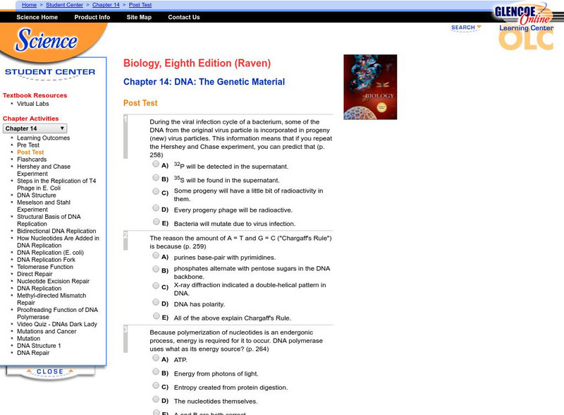 Mc Graw Hill: Dna Unknown Type