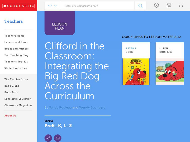 Scholastic: Clifford in the Classroom Website Scholastic: Clifford in the Classroom Website