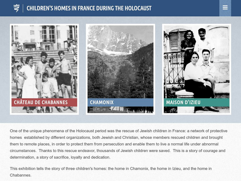 Yad Vashem: Children's Homes in France During the Holocaust Website Yad Vashem: Children's Homes in France During the Holocaust Website
