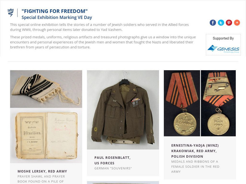 Yad Vashem: Fighting for Freedom Website Yad Vashem: Fighting for Freedom Website