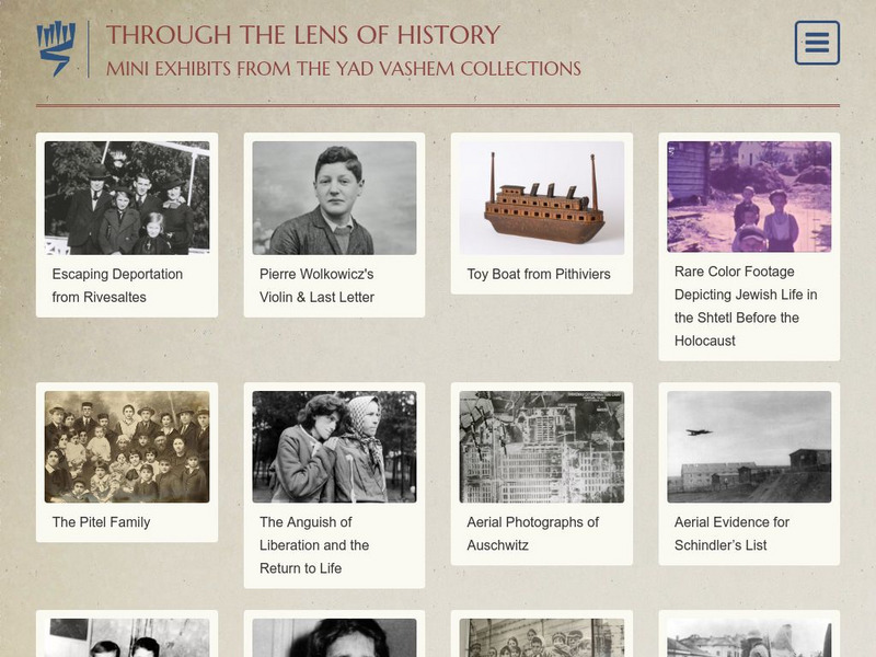 Yad Vashem: Through the Lens of History Website