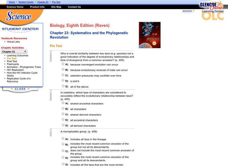 Mc Graw Hill:systematics and the Phylogenetic Revolution Unknown Type