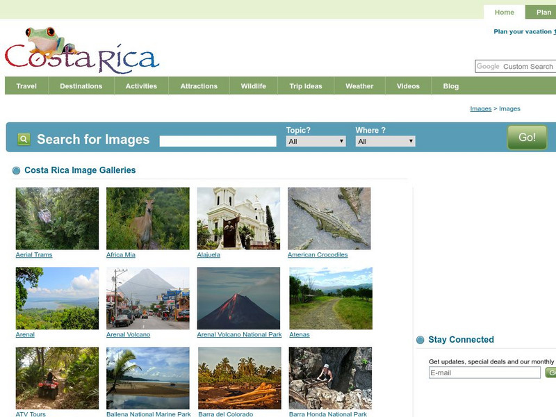 Costa Rica Images Gallery Graphic