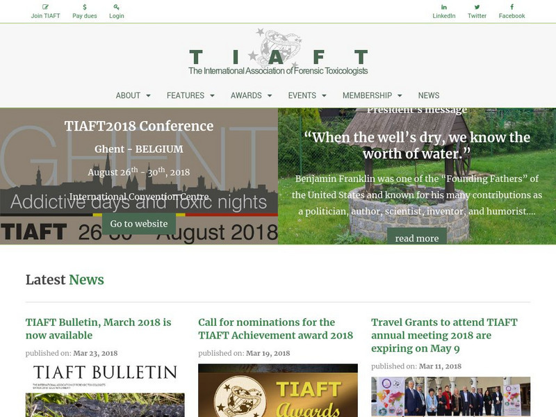 International Association of International Toxicologists Website International Association of International Toxicologists Website