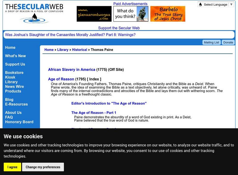 Thomas Paine: Essays eBook Thomas Paine: Essays eBook