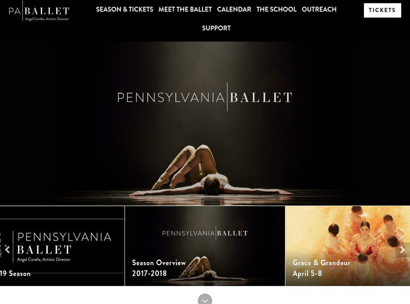 Pennsylvania Ballet Website Pennsylvania Ballet Website