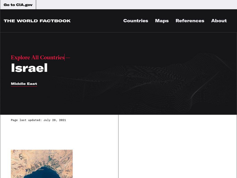 Cia: World Factbook: Israel Handout Cia: World Factbook: Israel Handout