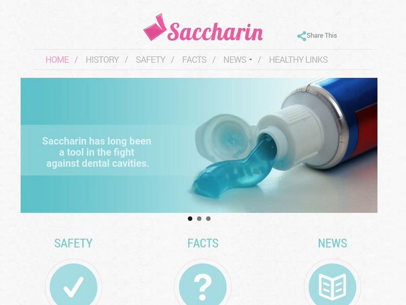 Saccharin Website Saccharin Website