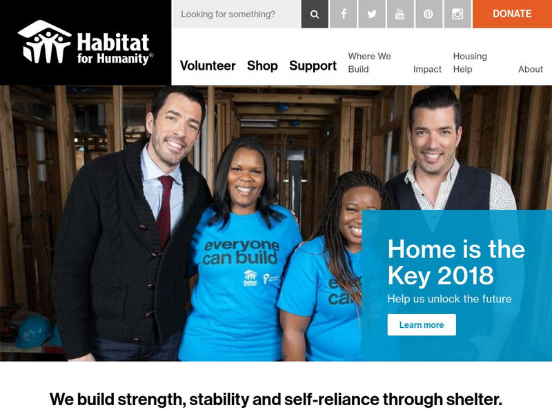 Habitat for Humanity International Website Habitat for Humanity International Website