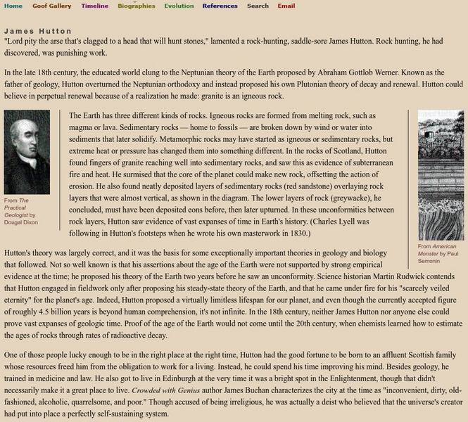 Strange Science/james Hutton Website Strange Science/james Hutton Website