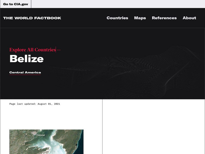 Cia: World Factbook: Belize Handout Cia: World Factbook: Belize Handout