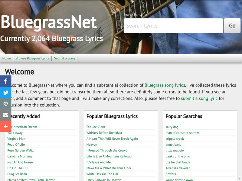 Bluegrass Net Website