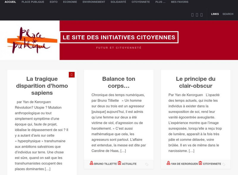 Place Publique (French) Website Place Publique (French) Website