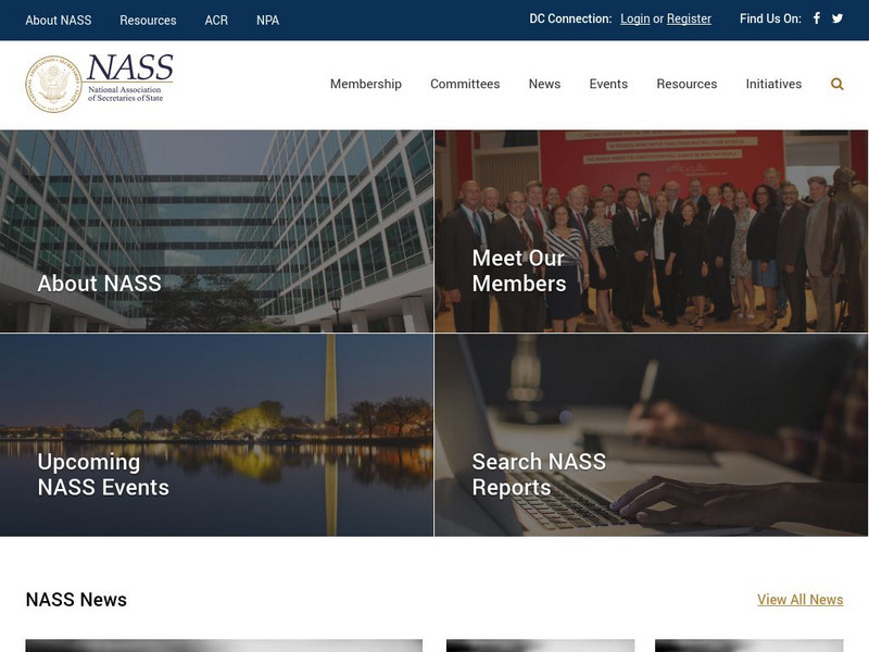 National Association of Secretaries of State Website