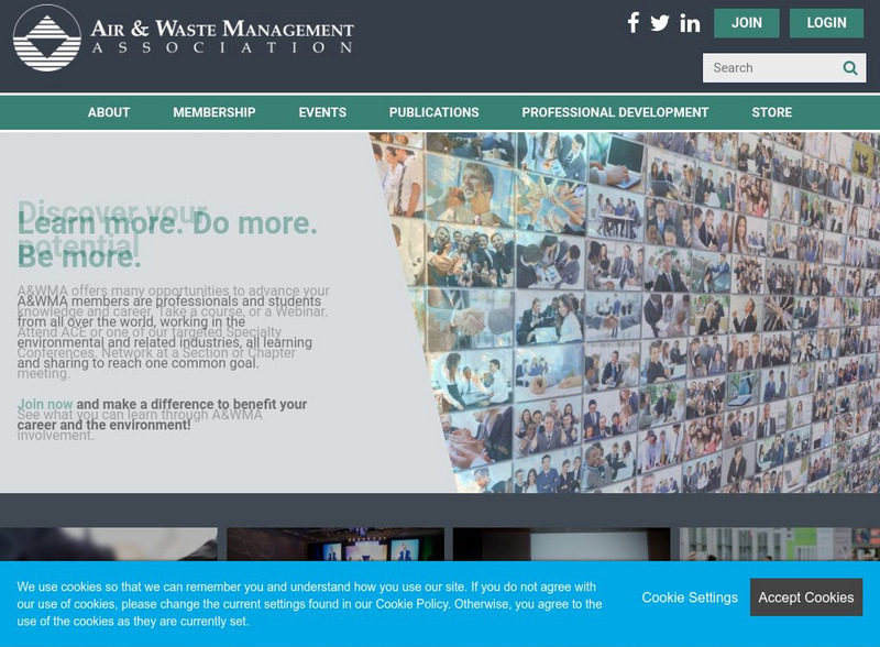 Air and Waste Management Association Website Air and Waste Management Association Website