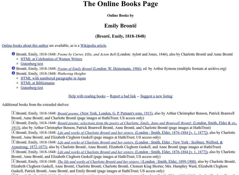 Digital Library Project: The Online Books Page eBook Digital Library Project: The Online Books Page eBook