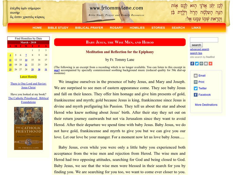 Fr Tommy Lane: Epiphany of Our Lord Website Fr Tommy Lane: Epiphany of Our Lord Website