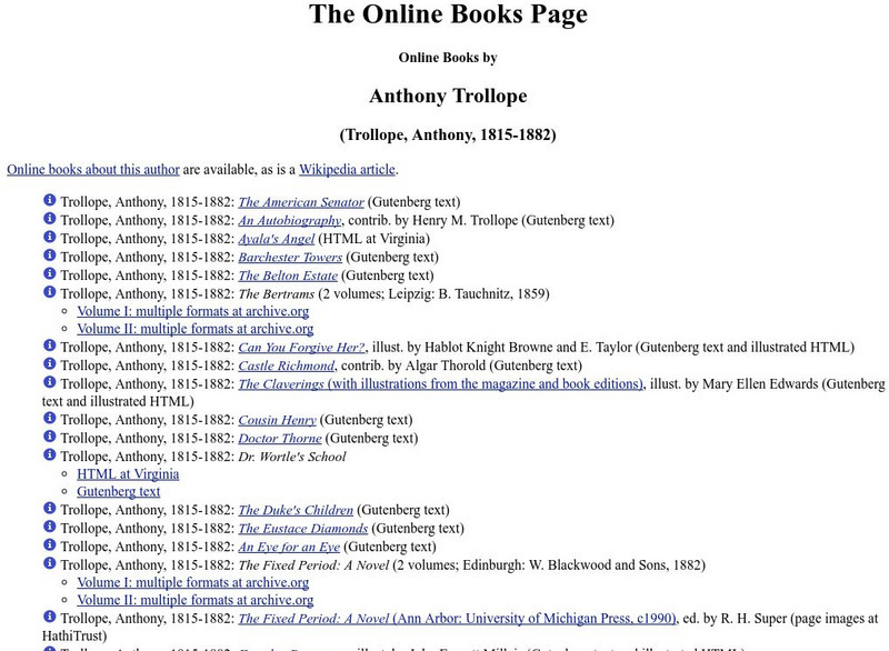 Digital Library Projects: The Online Books Page eBook