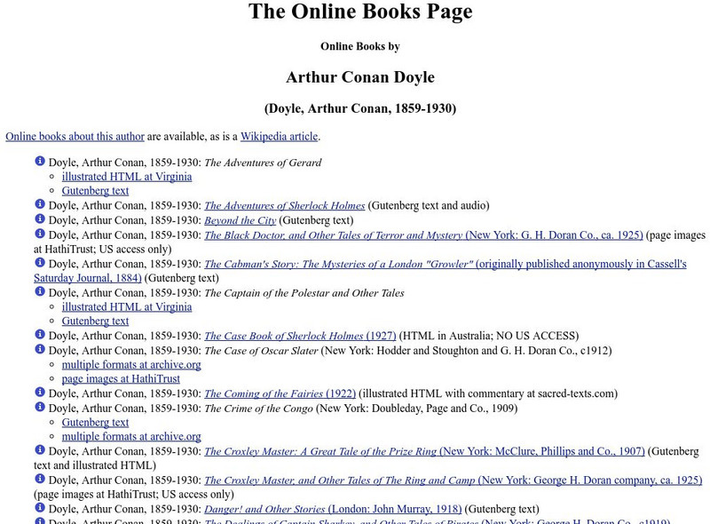 Digital Library Project: The Online Books Page Unit Plan