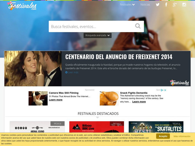 Festivales: Festivals of Spain Website