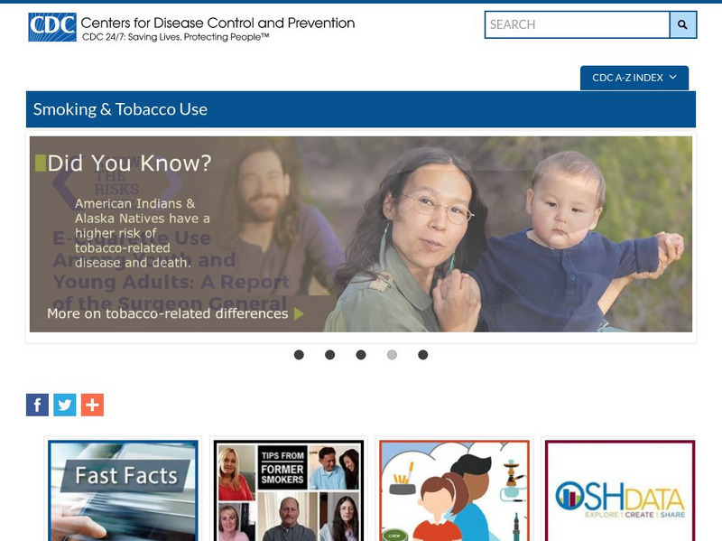Centers for Disease Control: Tobacco Information and Prevention Source Website