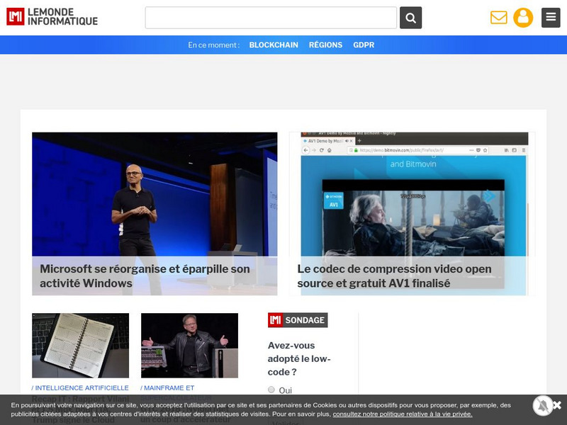 Le Monde De L'informatique Website Le Monde De L'informatique Website