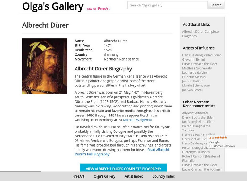 Olga's Gallery: Albrecht Durer: The Adoration of the Magi Graphic Olga's Gallery: Albrecht Durer: The Adoration of the Magi Graphic