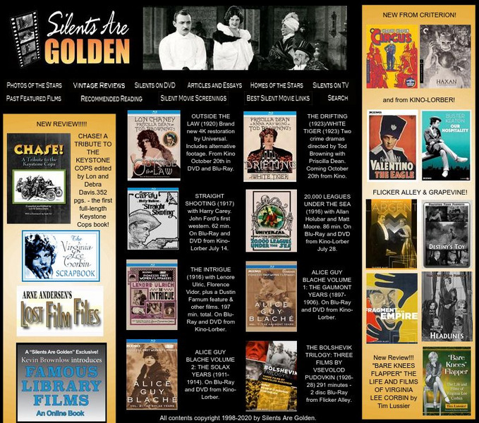 Silents Are Golden Website Silents Are Golden Website