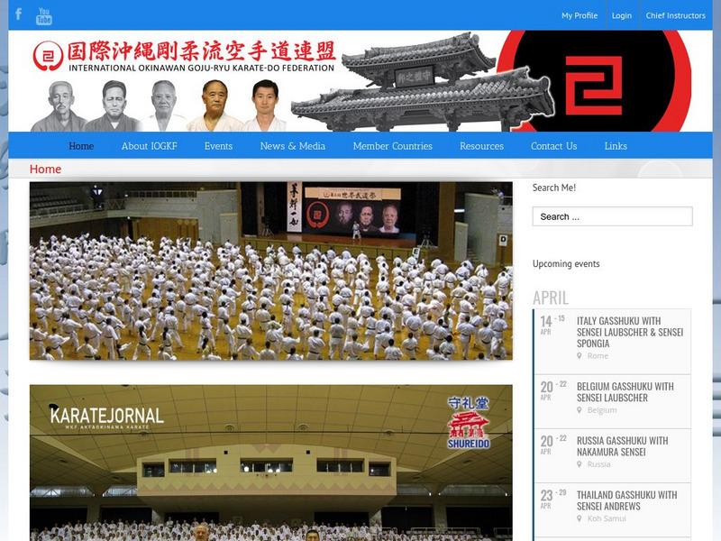 International Okinawan Goju Ryu Karate Federation Website International Okinawan Goju Ryu Karate Federation Website