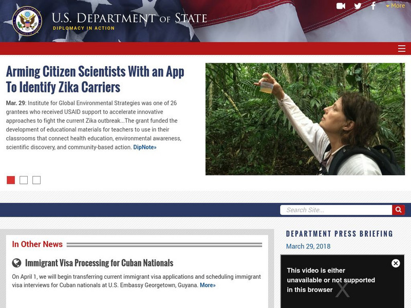 U.s. State Department Website U.s. State Department Website