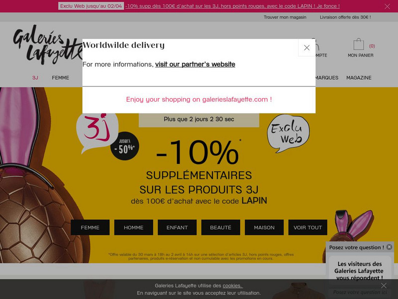 Les Galeries Lafayette Activity