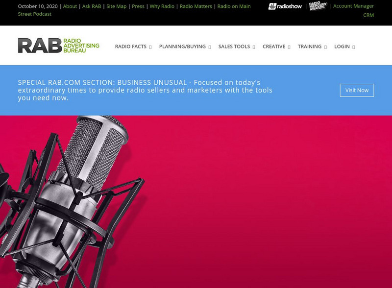 Radio Advertising Bureau Website Radio Advertising Bureau Website