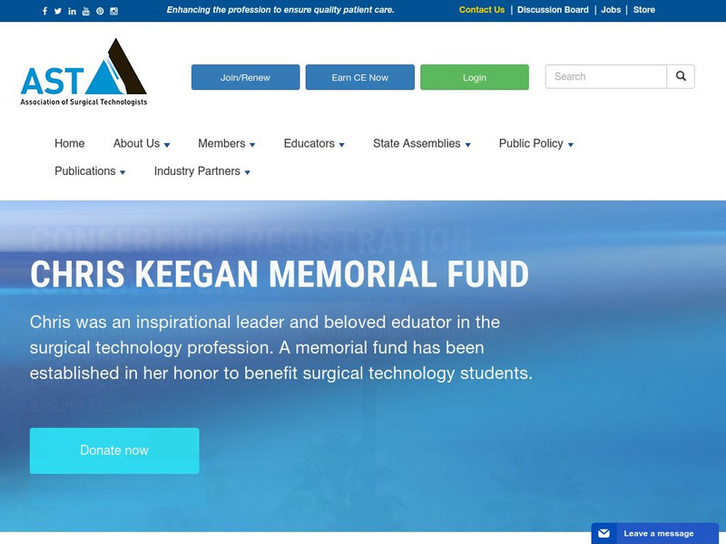 Association of Surgical Technologists Website